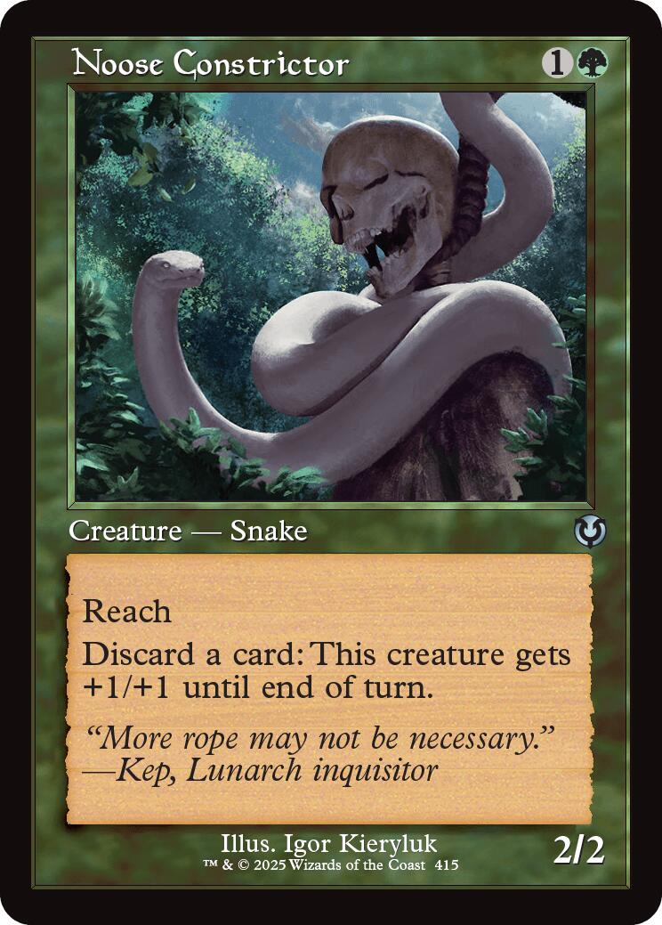 Noose Constrictor (Retro Frame)