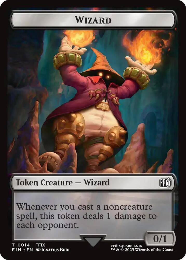 Bird (0016) // Wizard (0014) Double-Sided Token (Back)