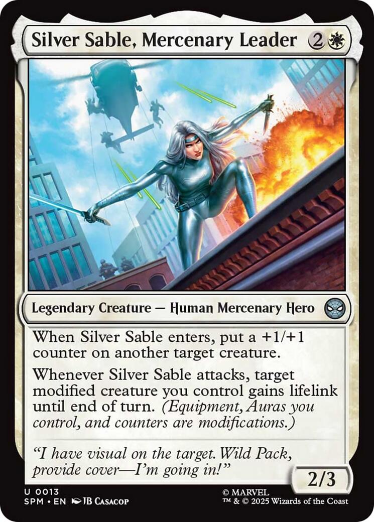 Silver Sable, Mercenary Leader