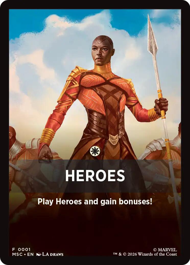 Heroes Theme Card