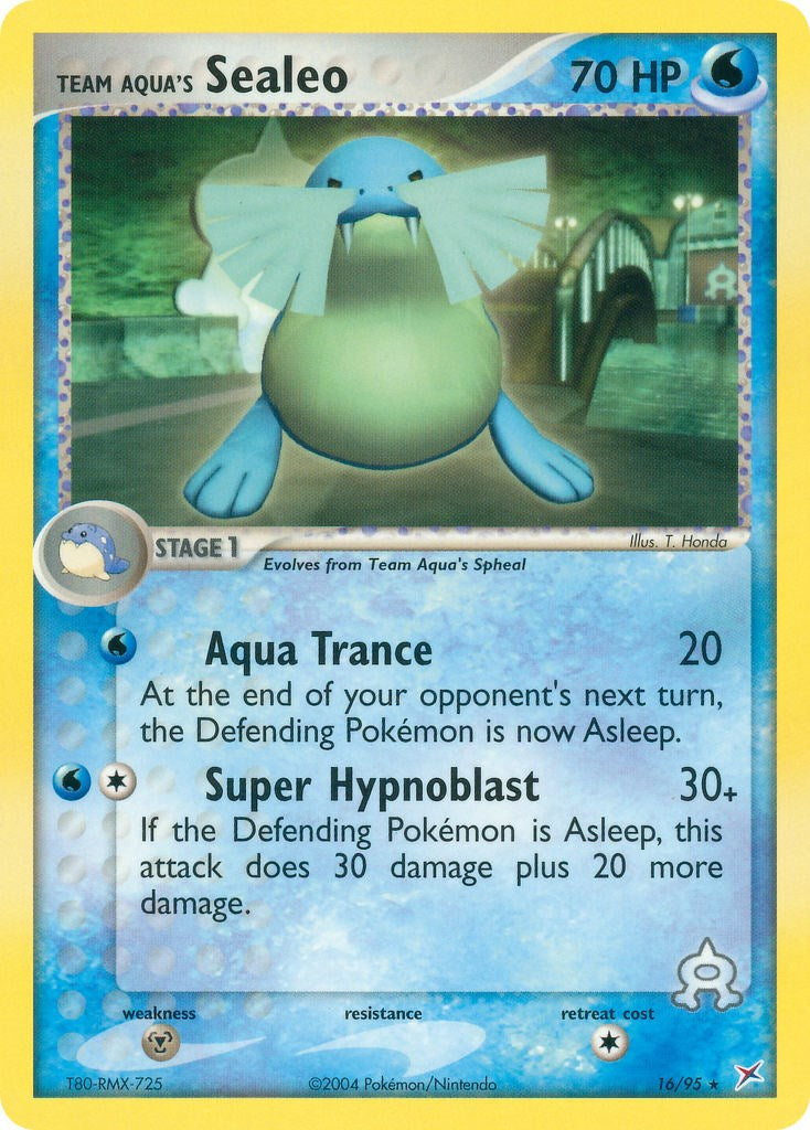 Team Aqua's Sealeo - 16/95